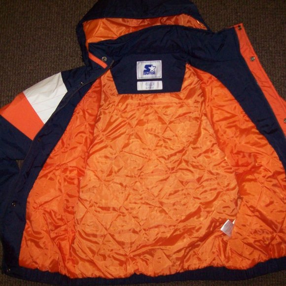 CHICAGO BEARS STARTER NFL Hooded Jacket 5X - Picture 10 of 14